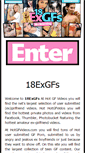 Mobile Screenshot of 18exgfs.com